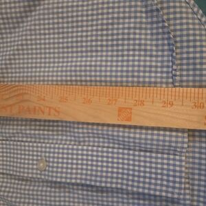 Vineyard Vines Classic Blue and White Gingham Dress Shirt